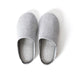 Sasawashi Room Shoes, Grey Spa Slippers Japanese Exclusives 