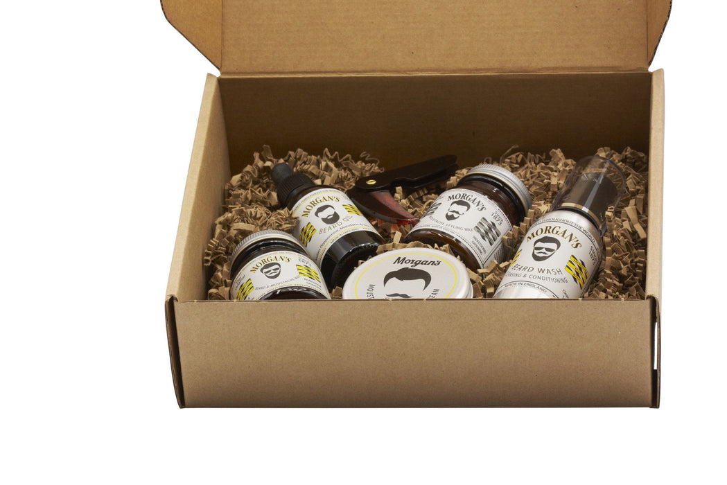 Morgan’s Moustache & Beard Grooming Kit Beard and Moustache Grooming Morgan's Pomade Co 