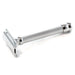 Merkur 47C Polished Chrome Engine-Turned Long Handle Safety Razor Double Edge Safety Razor Merkur 