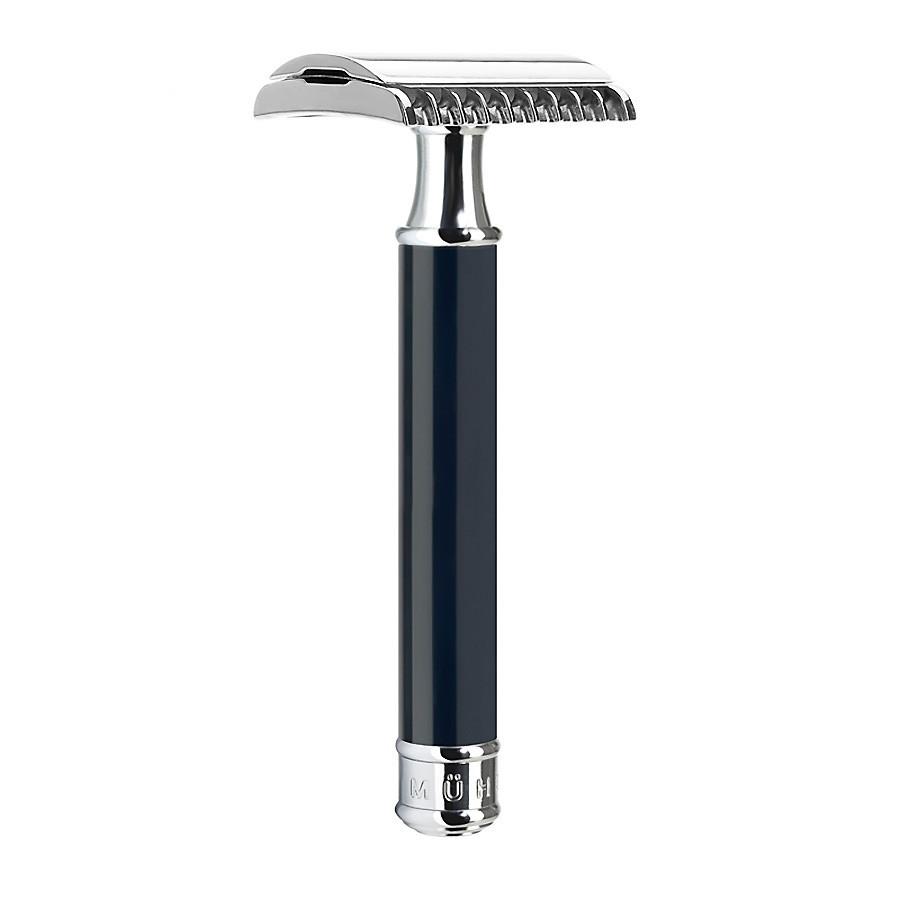 Muhle R101 Tooth Comb Classic Safety Razor, Black Handle Double Edge Safety Razor Muhle 