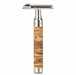 Muhle R95 ROCCA Closed Comb Stainless Steel Safety Razor, Birch Handle Double Edge Safety Razor Muhle 