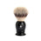 Muhle Silvertip Fibre Small Shaving Brush, Black Handle Synthetic Bristles Shaving Brush Discontinued 