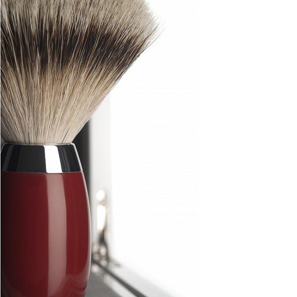 Muhle Edition No. 2 Silvertip Shaving Brush, Chinese Lacquer Handle Badger Bristles Shaving Brush Discontinued 