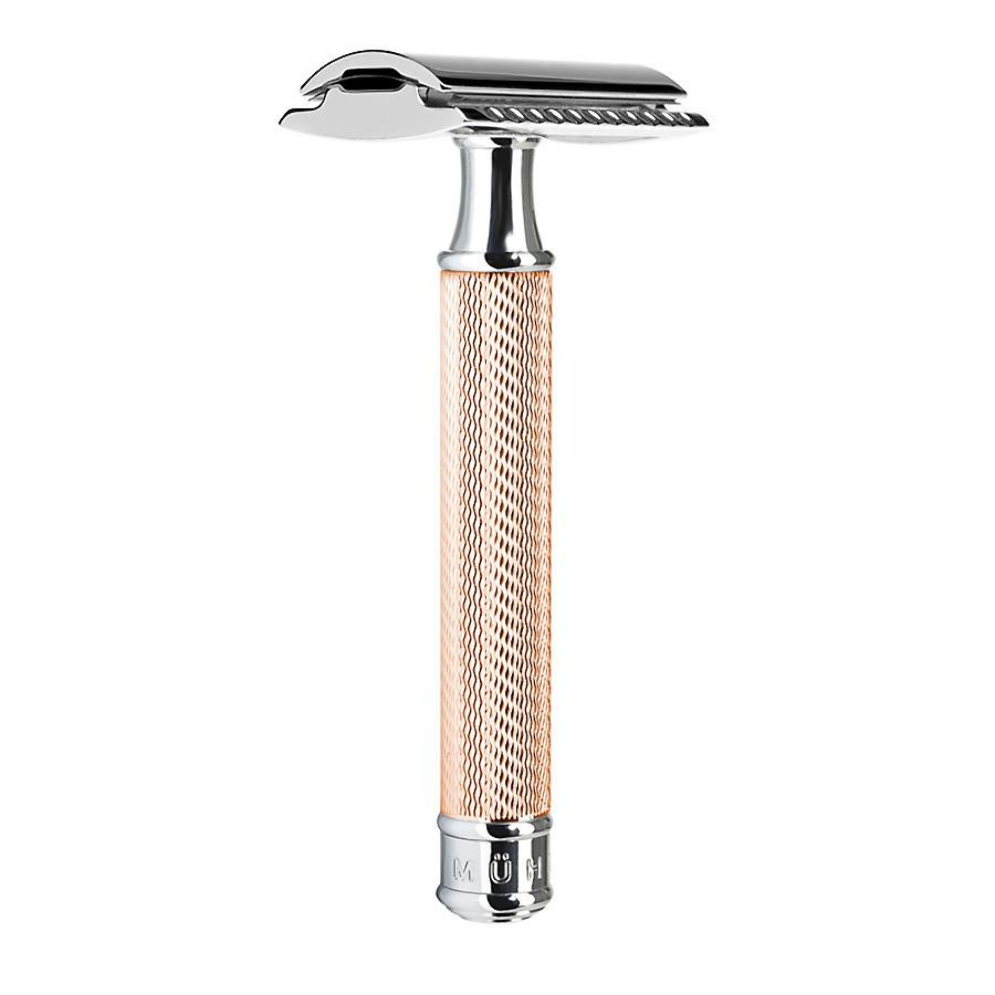 Muhle R89 Double-Edge Classic Safety Razor, Rose Gold Handle Double Edge Safety Razor Muhle 