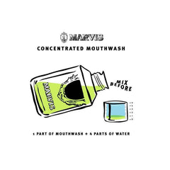 Marvis Concentrated Strong Mint Mouthwash Mouthwash Marvis 