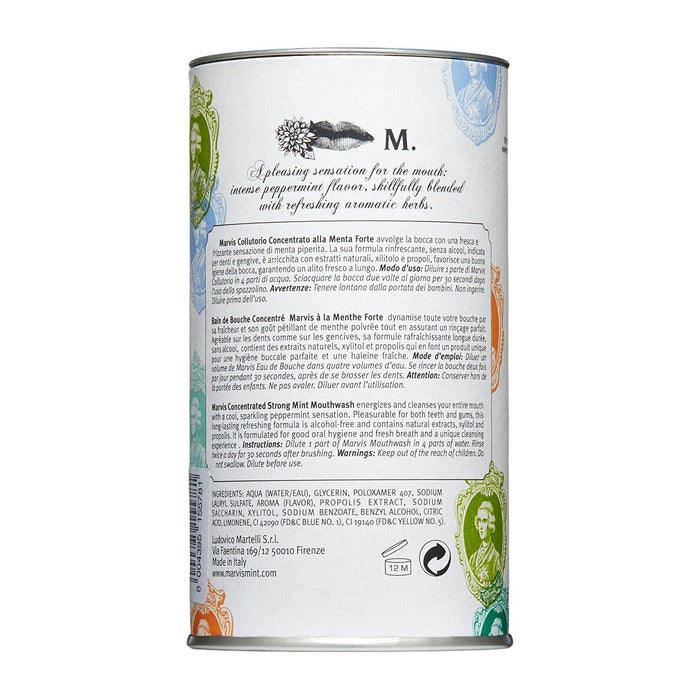 Marvis Concentrated Strong Mint Mouthwash Mouthwash Marvis 