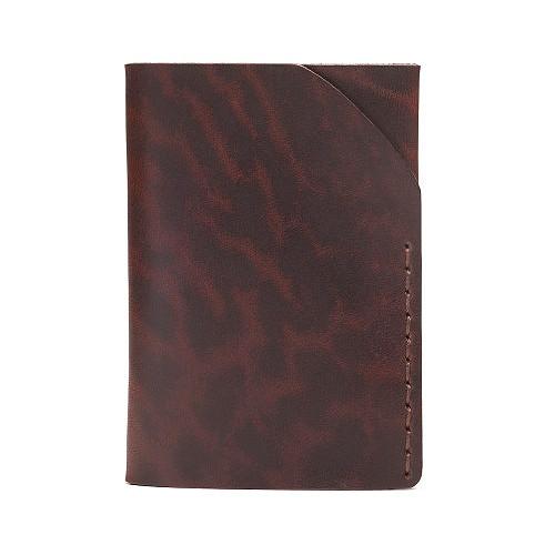 Ezra Arthur No. 2 Wallet, Chromexcel Leather by Horween, Chicago Leather Wallet Ezra Arthur Malbec 