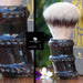 Marfin Handmade Synthetic Silvertip Shaving Brush, Horn Handle Synthetic Bristles Shaving Brush Marfin 