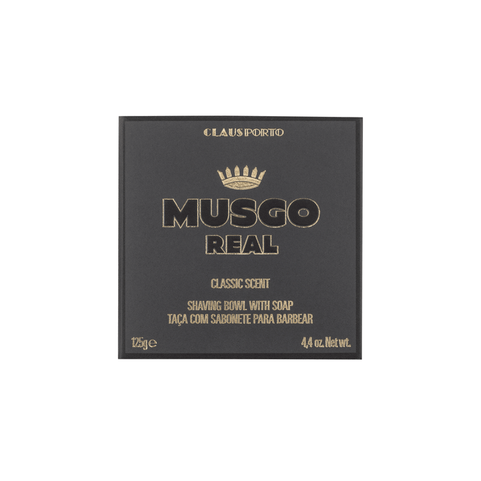 Musgo Real Shaving Bowl with Soap, Classic Shaving Soap Musgo Real 