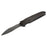 Hikari Higo Style Damascus Steel Folding Knife, Milled Canvas Micarta Handle Pocket Knife Japanese Exclusives 