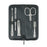 Niegeloh Solingen Nevada M 5-Piece TopInox Travel Set, Black Leather Case Manicure Set Niegeloh Solingen 
