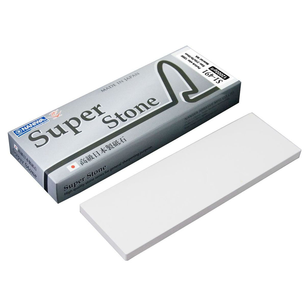 Naniwa "Super Stone" Waterstone Hone, 12000 Grit Sharpening Stone Naniwa S1 Super Stone: 10 mm 