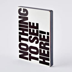 Nuuna Graphic Thermo L Notebook Notebook Nuuna Nothing To See Here 