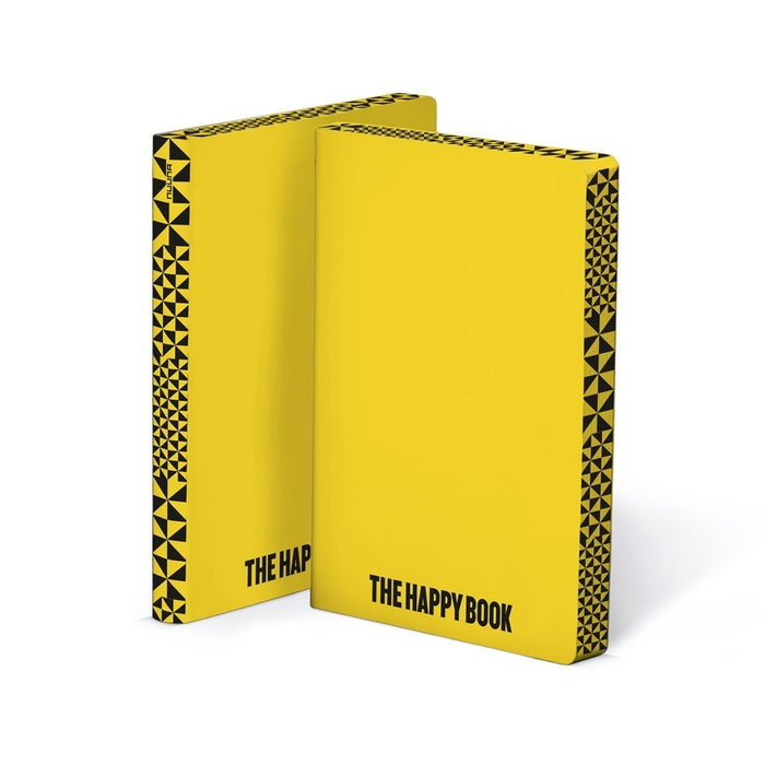 Nuuna Graphic Smooth Bonded Leather Notebook, The Happy Book Notebook Nuuna 