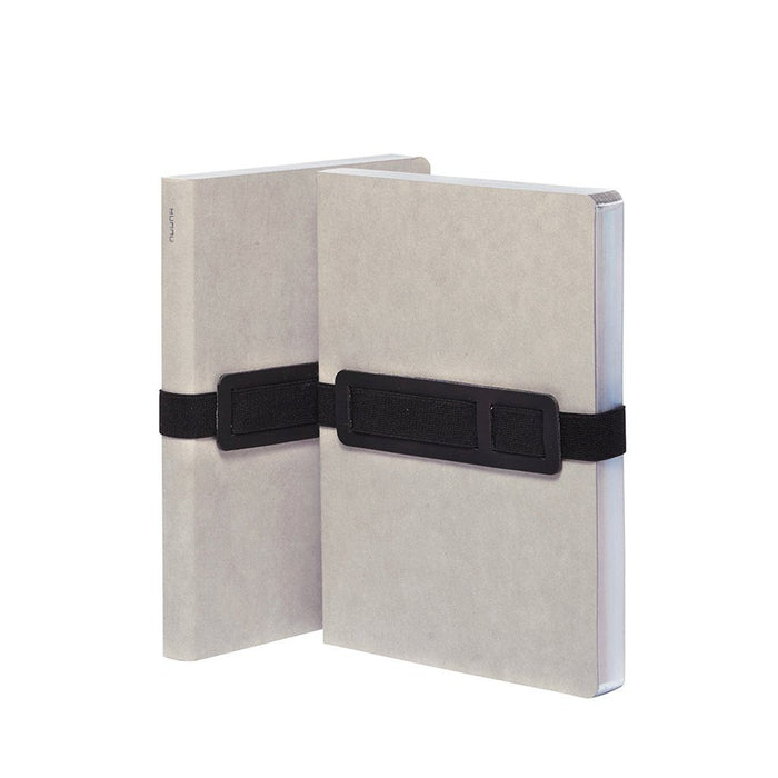 Nuuna Voyager Grey Notebook, Holographic Edges Notebook Nuuna 