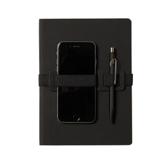 Nuuna Voyager Black Notebook, Black Paper Edges Notebook Nuuna 