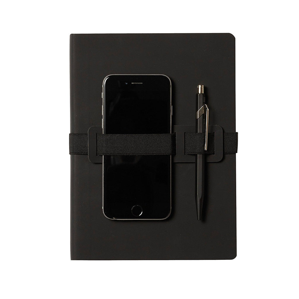 Nuuna Voyager Black Notebook, Black Paper Edges Notebook Nuuna 