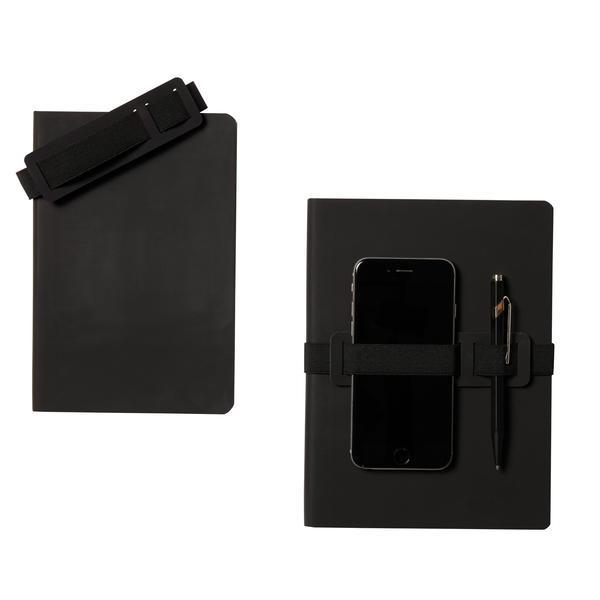 Nuuna Voyager Black Notebook, Black Paper Edges Notebook Nuuna 