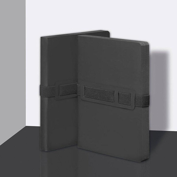 Nuuna Voyager Black Notebook, Black Paper Edges Notebook Nuuna 
