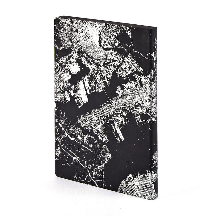 Nuuna Nightflight L Light Notebook, NYC Silver Notebook Nuuna 