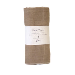 Nawrap Organic Cotton Hand Towel Towel Nawrap Brown 