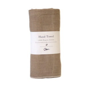 Nawrap Organic Cotton Hand Towel Towel Nawrap Brown 