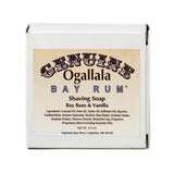 Ogallala Bay Rum and Vanilla Shaving Soap Shaving Soap Ogallala Bay Rum 