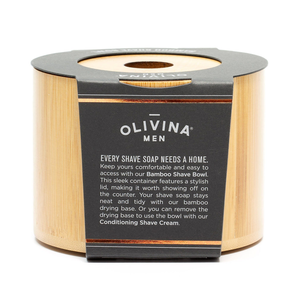 Olivina Men Bamboo Shave Bowl Shaving Bowl Olivina Men 