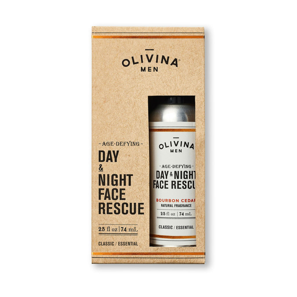Olivina Men Age-Defying Day & Night Face Rescue Face Moisturizer and Toner Olivina Men 