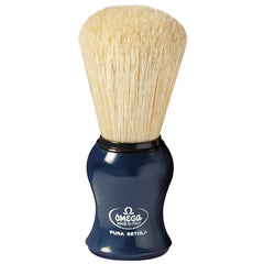 Omega 10065 Pure Boar Bristle Shaving Brush Boar Bristles Shaving Brush Omega Blue 