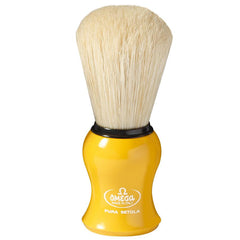 Omega 10065 Pure Boar Bristle Shaving Brush Boar Bristles Shaving Brush Omega Yellow 