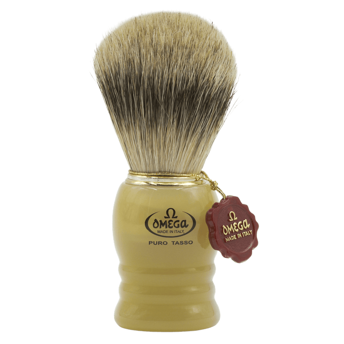 Omega 620 Silvertip Badger Shaving Brush Badger Bristles Shaving Brush Omega 