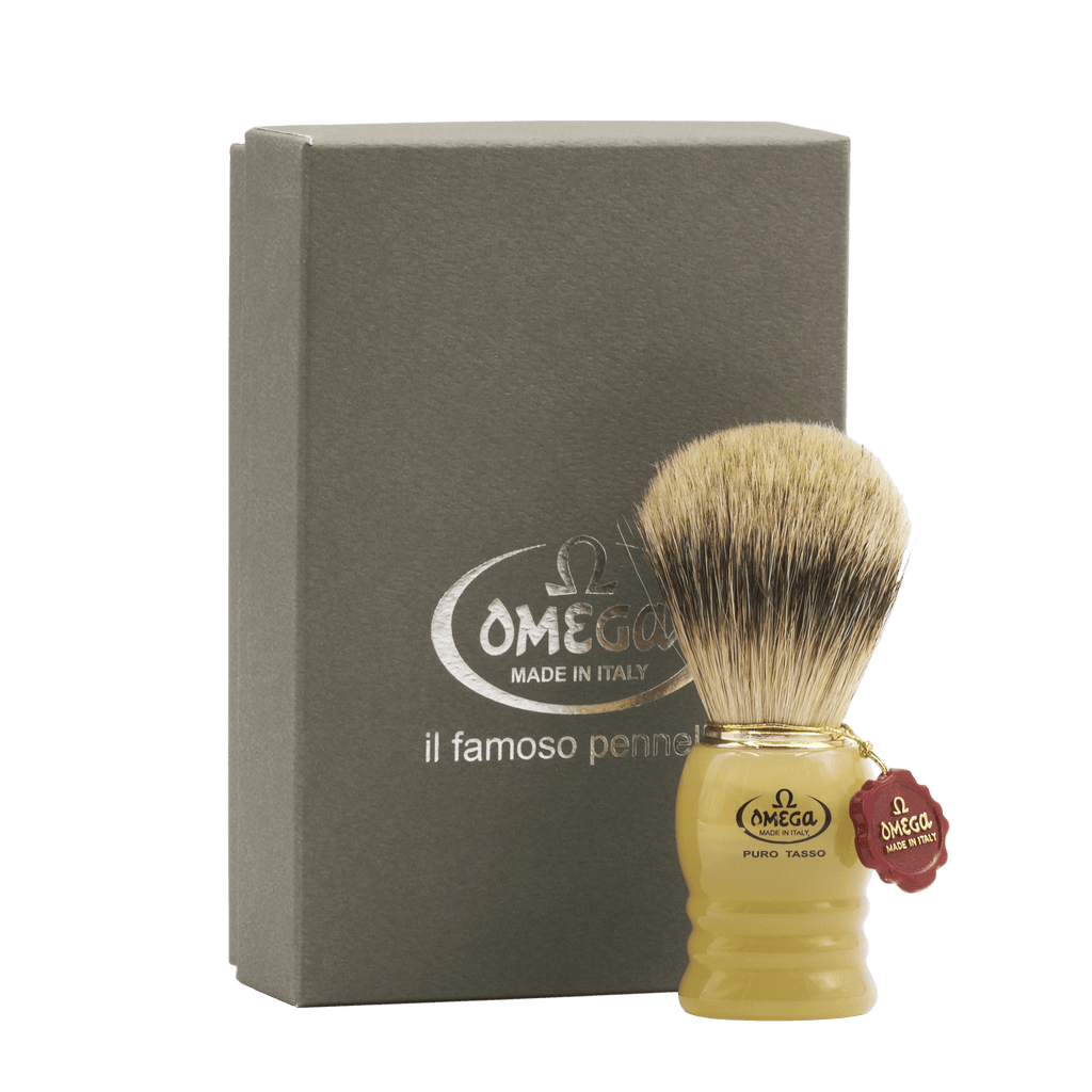 Omega 620 Silvertip Badger Shaving Brush Badger Bristles Shaving Brush Omega 