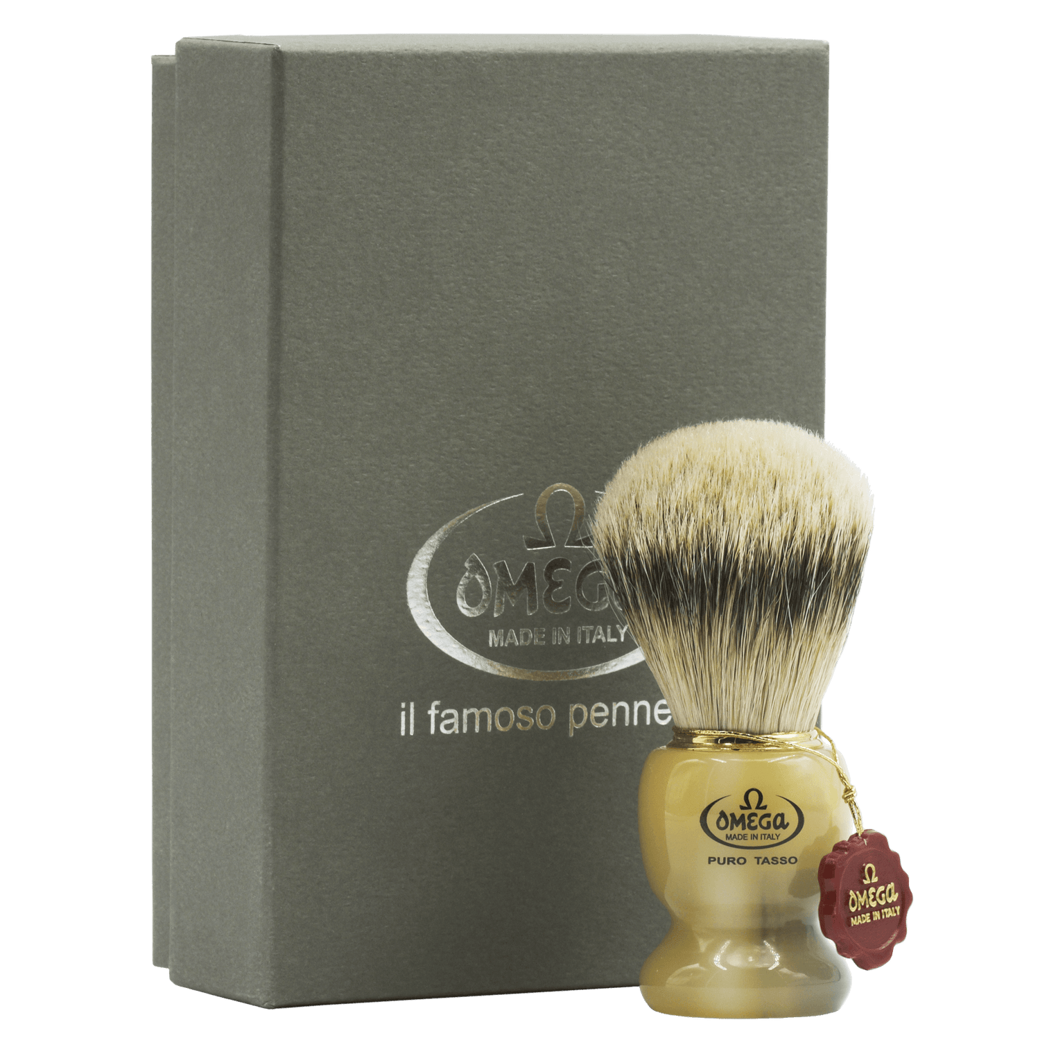 Omega 621 Silvertip Badger Shaving Brush Badger Bristles Shaving Brush Omega 