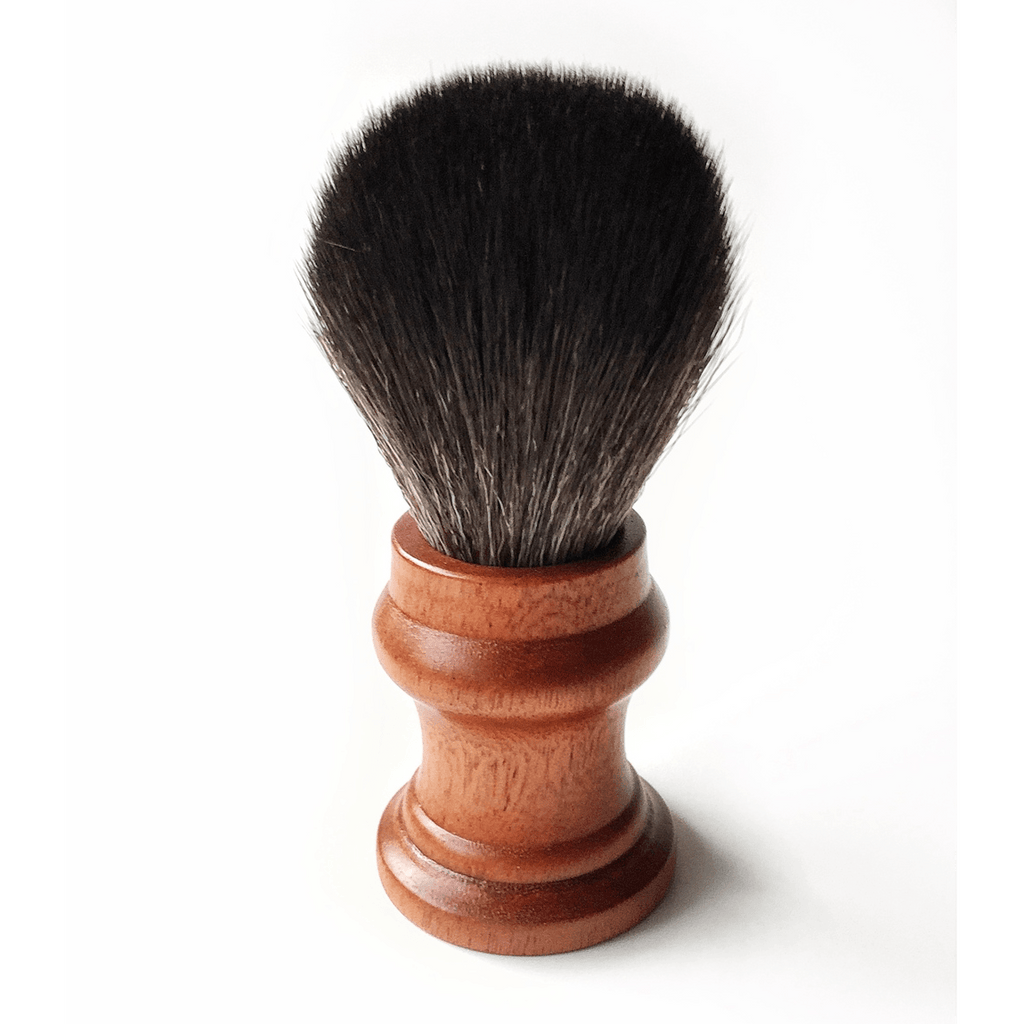 Paragon Black Synthetic Shaving Brush with Rav Handle Synthetic Bristles Shaving Brush Paragon Shaving 