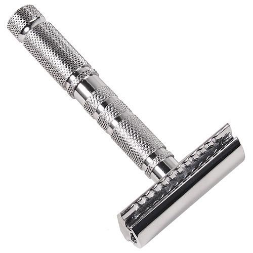 Parker A1R Travel Double-Edge Safety Razor & Leather Case Double Edge Safety Razor Parker Razors 