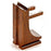 Parker Mission Style Wood Stand for Razor and Shaving Brush, Walnut Finish Shaving Stand Parker Razors 