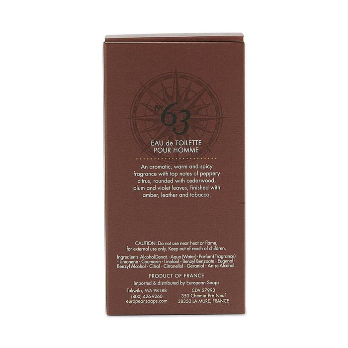 Pre de Provence No. 63 Men's Eau de Toilette Fragrance for Men Pre de Provence 