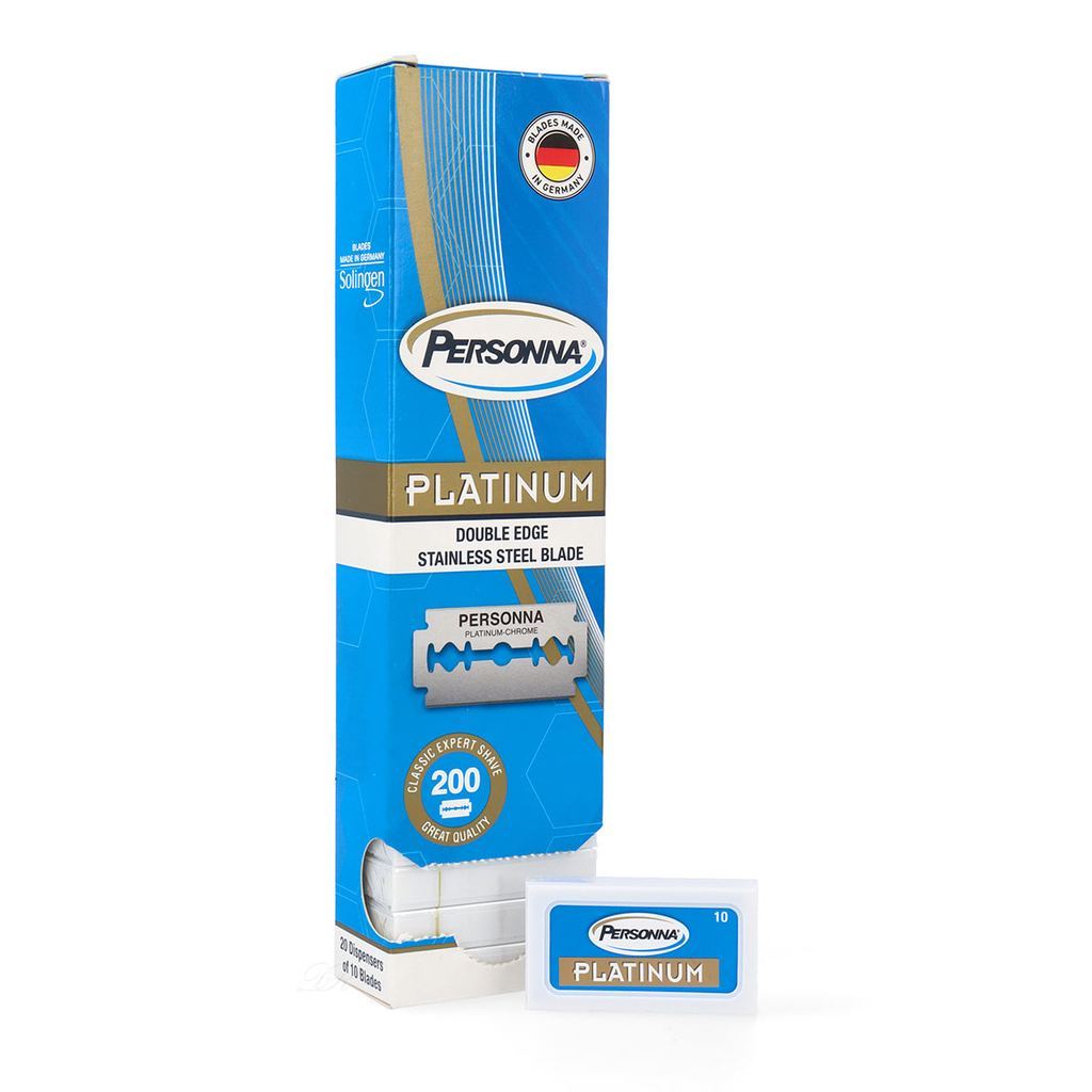 Personna Platinum Chrome Double Edge Razor Blades