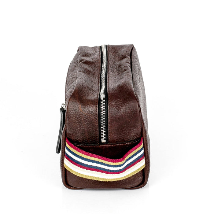 Pittards Dopp Kit, Attacama Leather Grooming Travel Case Pittards 