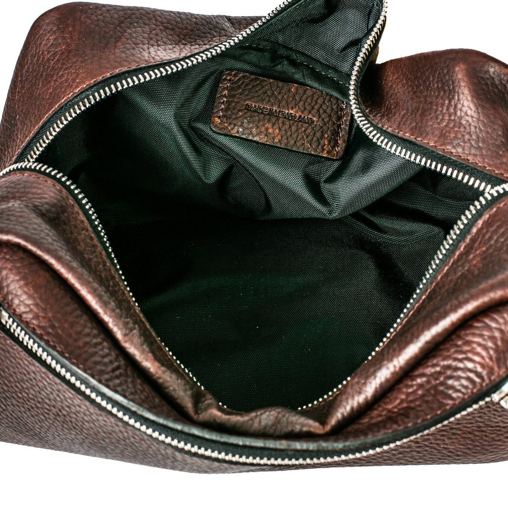 Pittards Dopp Kit, Attacama Leather Grooming Travel Case Pittards 