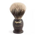 Plisson European White Pure Badger Shaving Brush, Ebony Wood Handle, Size 12 Badger Bristles Shaving Brush Plisson - Joris 