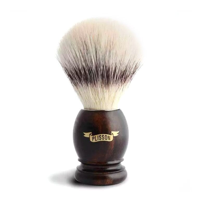 Plisson High Mountain Fiber Shaving Brush with Macassar Ebony Wood, Size 12 Synthetic Bristles Shaving Brush Plisson - Joris 