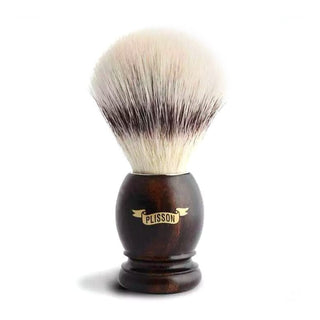 Plisson High Mountain Fiber Shaving Brush with Macassar Ebony Wood, Size 12 Synthetic Bristles Shaving Brush Plisson - Joris 