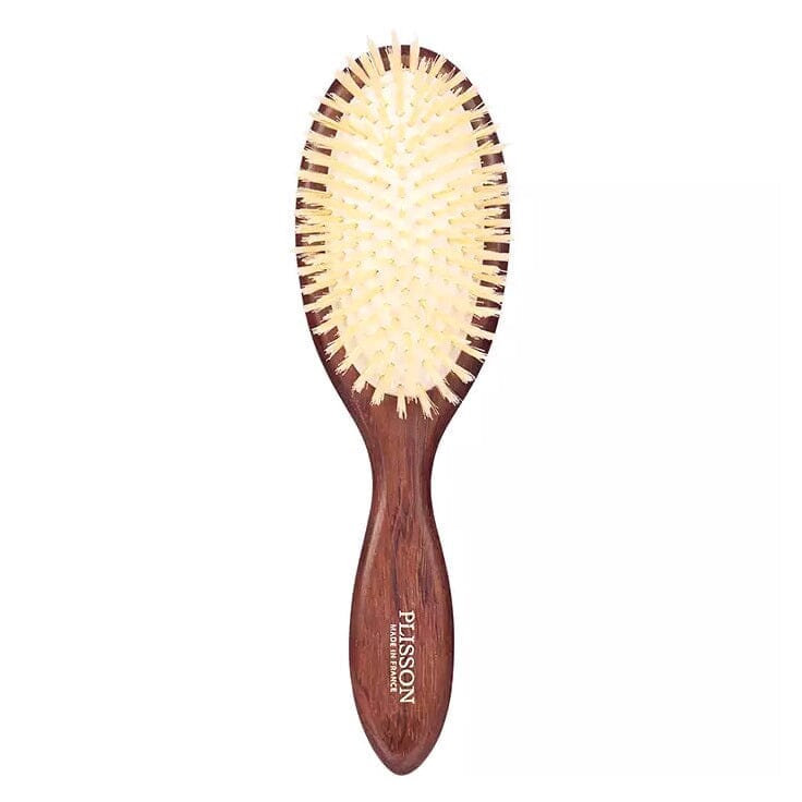 Plisson Hair Brush, White Boar Bristles, Large Hair Brush Plisson - Joris 