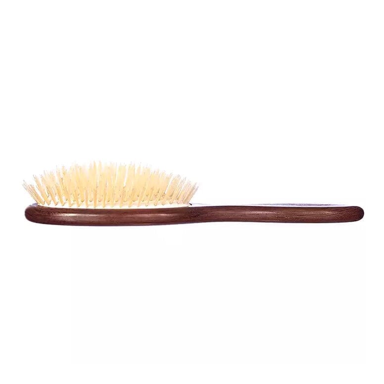Plisson Hair Brush, White Boar Bristles, Large Hair Brush Plisson - Joris 