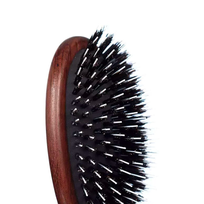 Plisson Hair Brush, Boar Bristles and Nylon Pins, Large Hair Brush Plisson - Joris 