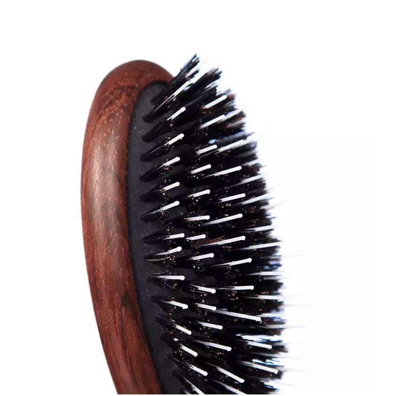 Plisson Hair Brush, Boar Bristles and Nylon Pins, Small Hair Brush Plisson - Joris 