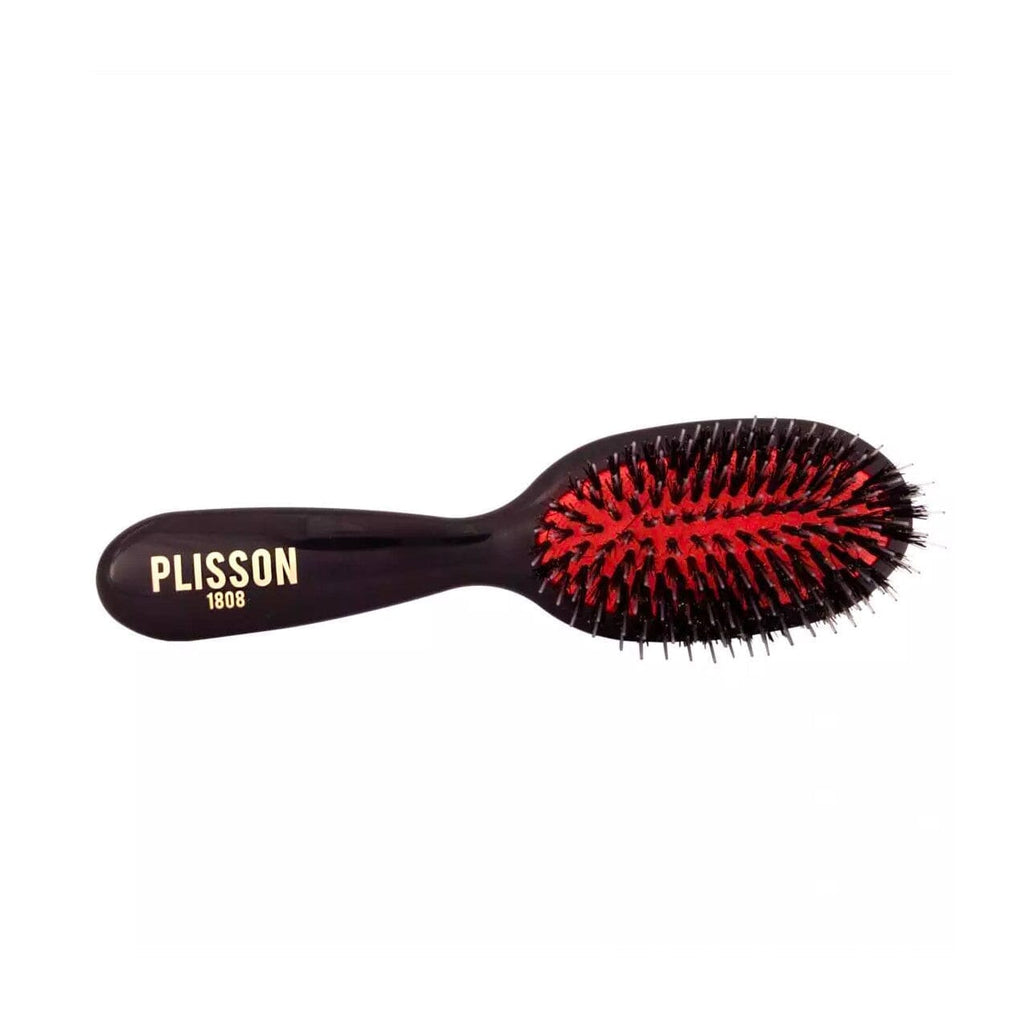Plisson Pneumatic Hairbrush, Wild Boar Bristles and Nylon Pins Hair Brush Plisson - Joris Large 