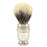 Plisson European White Badger Shaving Brush, Antic Brass Handle, Size 12 Badger Bristles Shaving Brush Plisson - Joris 